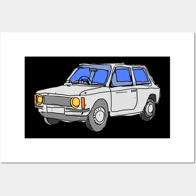 ussr car Wall Art by Antho